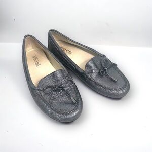 Michael Kors Sutton Metallic Tassel Slip On Comfort Moc Loafer Flats Shoe Size 6